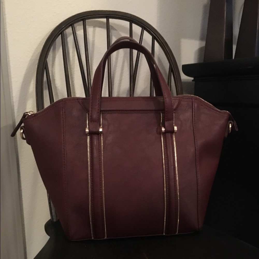 Burgundy Shoulder Bag Purse